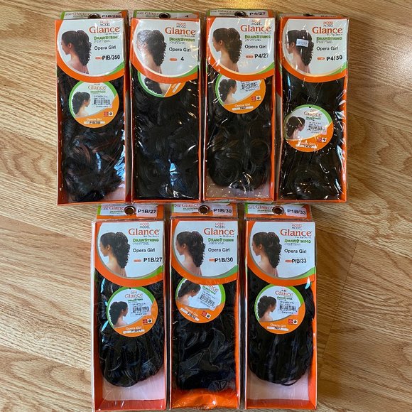 #101 GLANCE OPERA GIRL DRAWSTRING PONYTAIL - Picture 5 of 6